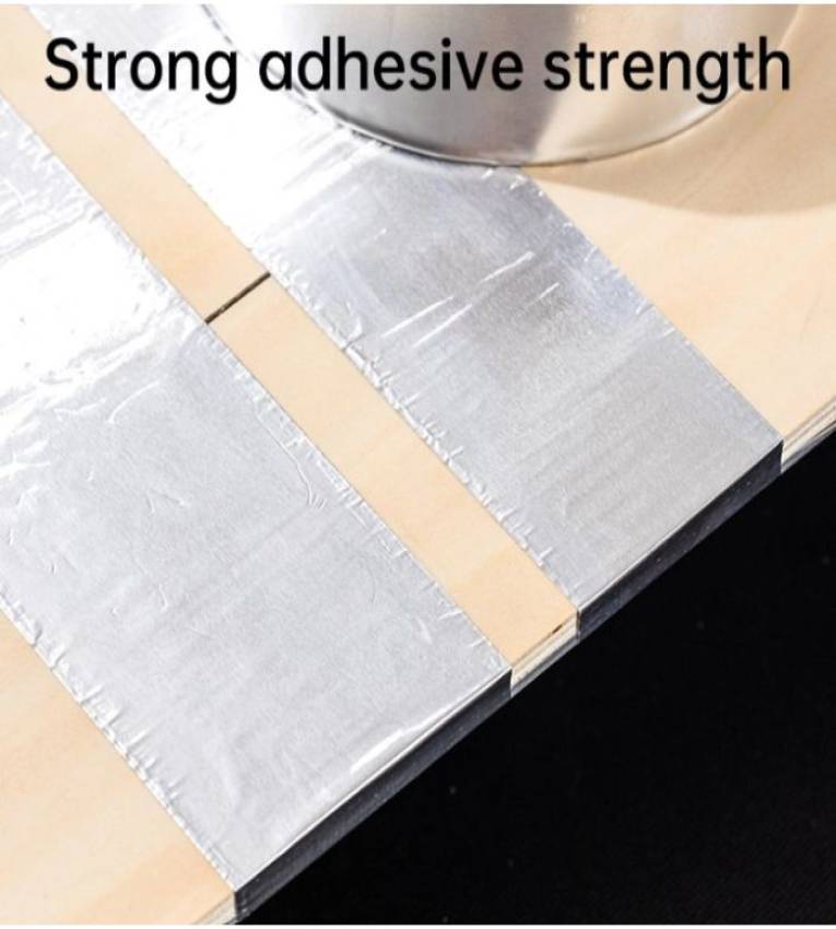 Deli Ruban adhésif métallique étanche de 20 m, ruban en aluminium, ruban isolant